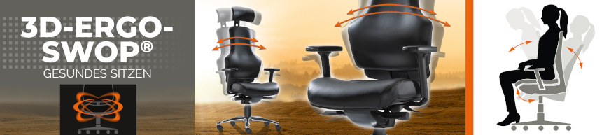 3D-ErgoSWOP®-Bürostühle 