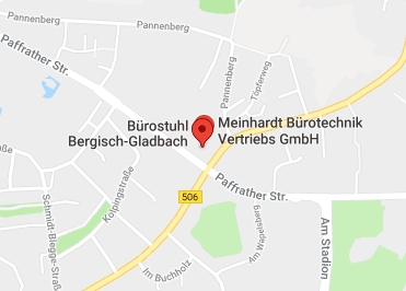 Google Anfahrt zu Bürostuhl-Bergisch-Gladbach
