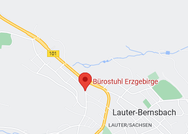 Google Anfahrt zu Bürostuhl Erzgebirge