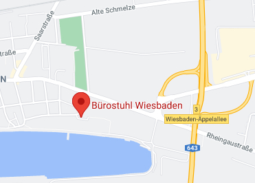 Google Anfahrt zu Bürostuhl-Wiesbaden